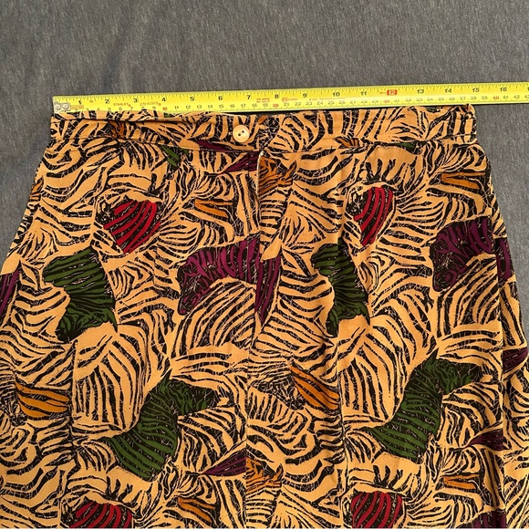 Vintage 1990s MM by Krizia Italy Exotic Zebra Wrap Skirt Size 8 (30 in) - Picture 6 of 10